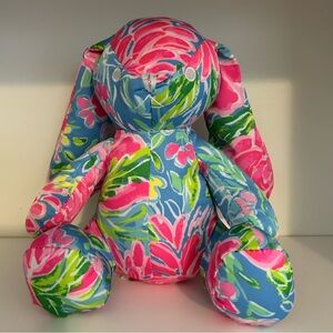 Lilly Floral Plush Bunny